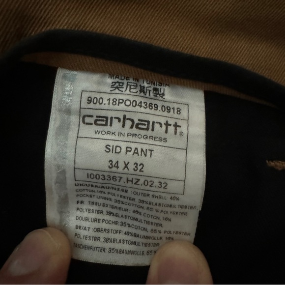 Carhartt WIP Sid Pant - 34x32 - Brown - Picture 4 of 4